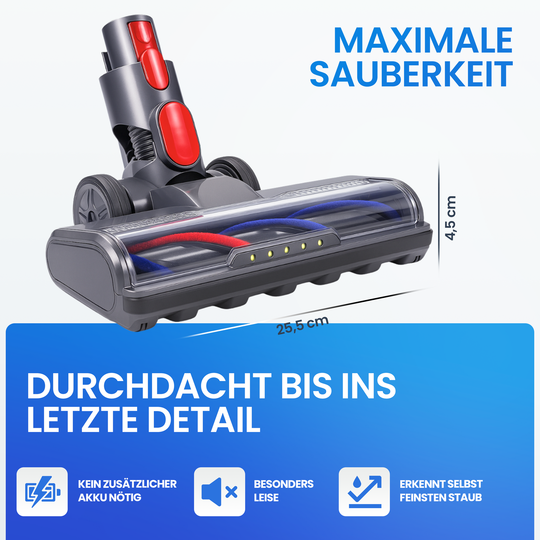 Dripl Vision LED attachment suitable for Dyson