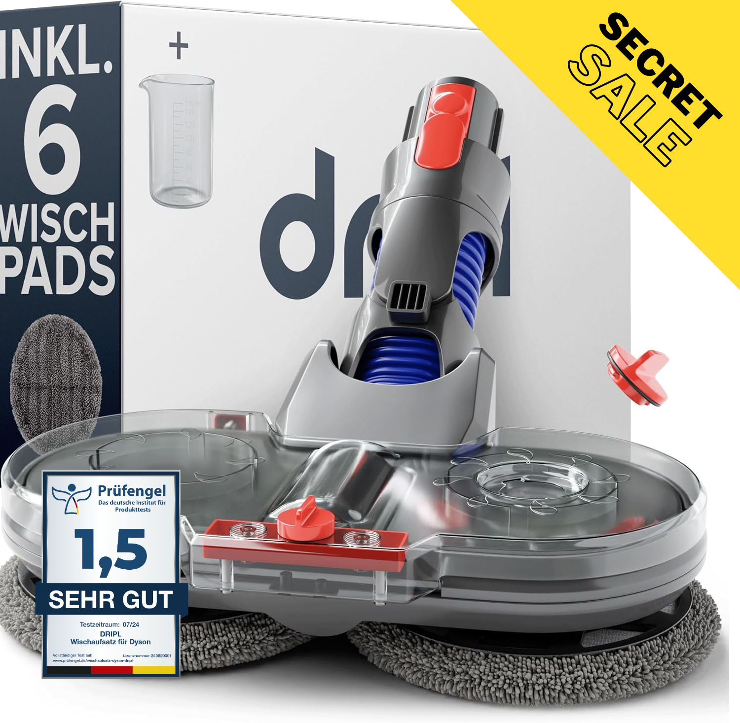 Electric mop attachment suitable for Dyson - Secret Sale