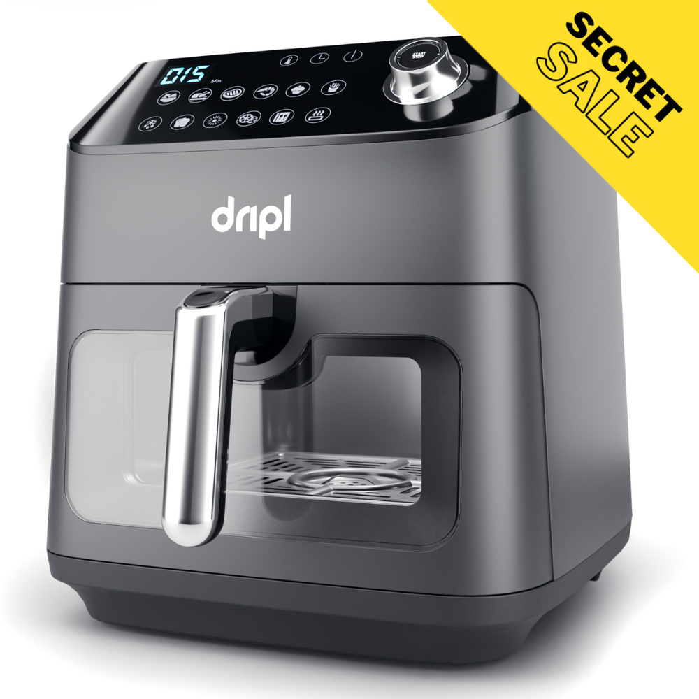 Dripl Hot Air Fryer 5,7L with LCD Touchscreen - Secret Sale