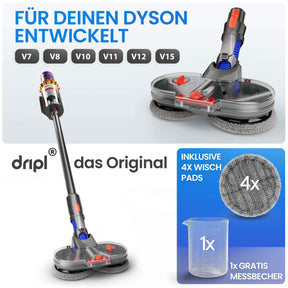 Elektrischer Wischaufsatz passend für Dyson - Secret Sale