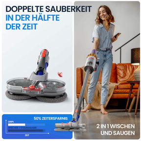 Elektrischer Wischaufsatz passend für Dyson - Secret Sale