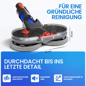 Elektrischer Wischaufsatz passend für Dyson - Secret Sale